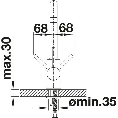 Blanco Mili 526665 bateria kuchenna czarny