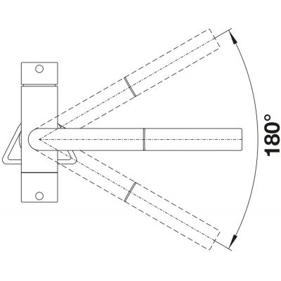 Blanco Fontas-S II 526672 bateria do filtra wody stojąca czarna
