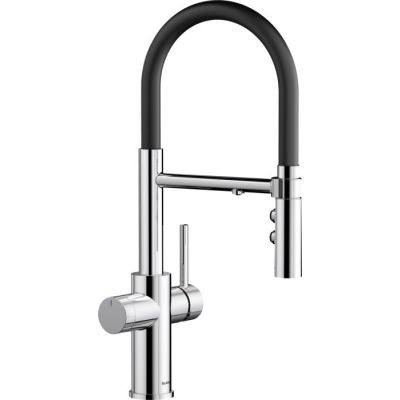 Bateria kuchenna stojąca chrom-czarna 526705 Blanco Catris-S