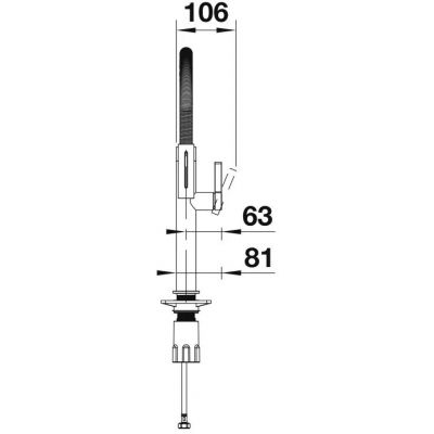 Bateria kuchenna stojąca 527703 Blanco Culina-S Mini