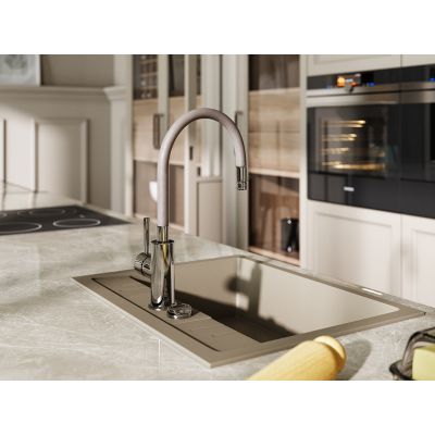 Ferro Zumba BZA4P bateria kuchenna stojąca chrom