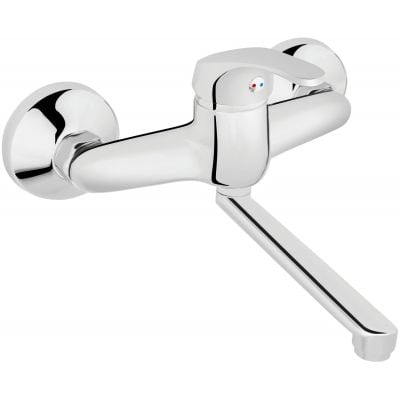 Ferro Basic BBC3 bateria umywalkowa ścienna chrom