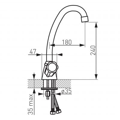 Ferro Standard BST4 bateria kuchenna