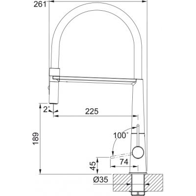 Bateria kuchenna stojąca czarna 1150690598 Franke Icon Semi-Pro
