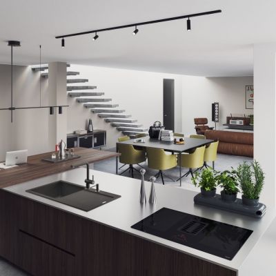 Bateria kuchenna stojąca grafit/szary 1150721464 Franke Active L Pull-Out Spray