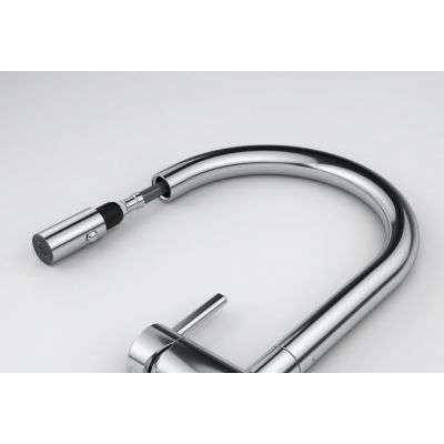 Bateria kuchenna stojąca chrom 1150653401 Franke Active J Pull-Out Spray