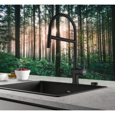 Bateria kuchenna stojąca czarna 1150653409 Franke Active Semi Pro Spray