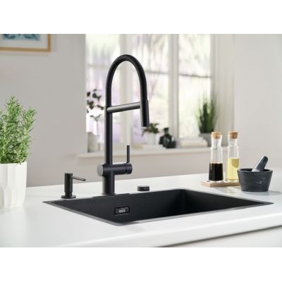 Bateria kuchenna stojąca czarna 1150653409 Franke Active Semi Pro Spray