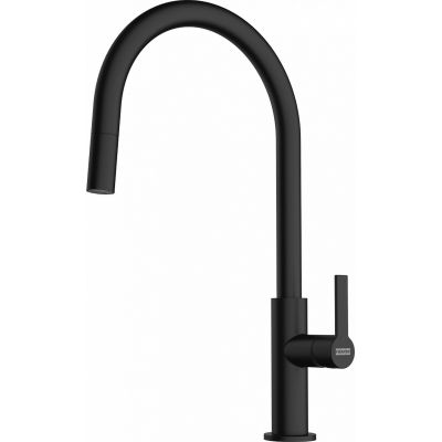 Bateria kuchenna stojąca czarna 1150728389 Franke Maris Slim J Pull-Out
