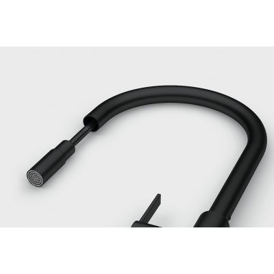 Bateria kuchenna stojąca czarna 1150728389 Franke Maris Slim J Pull-Out