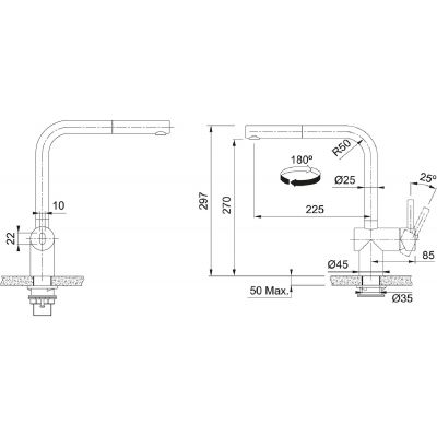 Zestaw Franke 1150625523, 1270453654