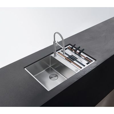 Zlewozmywak stalowy 76x48 cm stal 1220617527 Franke Box