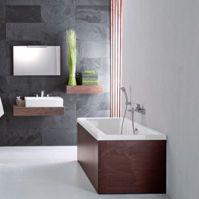 Bateria wannowo-prysznicowa ścienna starlight chrome 23341000 Grohe Bauloop