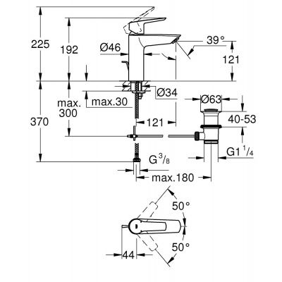 Zestaw Grohe 23455002 + Grohe 24206002