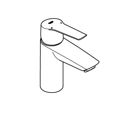 Bateria umywalkowa stojąca starlight chrome 23550002 Grohe Start