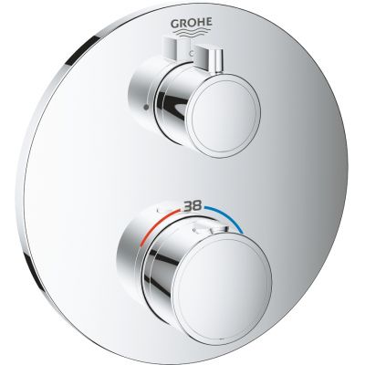 Bateria prysznicowa podtynkowa termostatyczna starlight chrome 24075000 Grohe Grohtherm