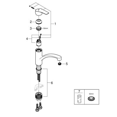 Zestaw Grohe 31574SD1 + Grohe 30530002