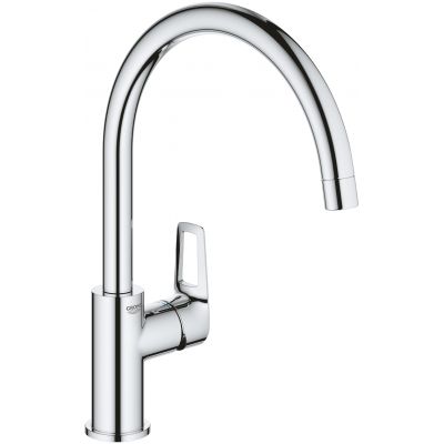 Смеситель для кухни мойки grohe bauloop 31368001 хром