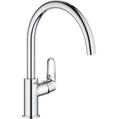 Bateria kuchenna stojąca starlight chrome 31538001 Grohe BauFlow