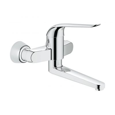 Bateria umywalkowa ścienna starlight chrome 32773000 Grohe Euroeco Special