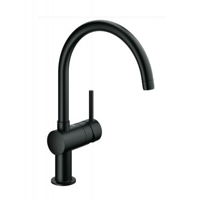 Bateria kuchenna stojąca czarna 32917KS0 Grohe Minta