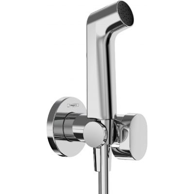 Bateria bidetowa z zestawem prysznicowym podtynkowa chrom 29232000 Hansgrohe Bidette