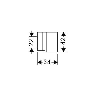 Uchwyt prysznicowy 27515950 Axor Starck