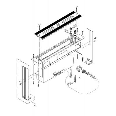 Element do montażu nawannowego 29037000 Grohe Veris