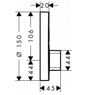 Hansgrohe ShowerSelect 15748000 bateria wannowo-prysznicowa podtynkowa