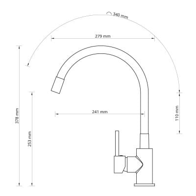 Bateria kuchenna stojąca chrom-czarna HGR30000035 Hagser Emma