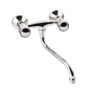 Invena Modena BC11F0S bateria umywalkowa ścienna chrom