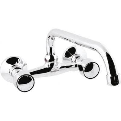 Invena Modena BC14F0S bateria umywalkowa ścienna chrom
