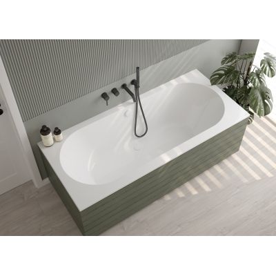 Bateria wannowo-prysznicowa podtynkowa grafit 34105400 Oltens Molle