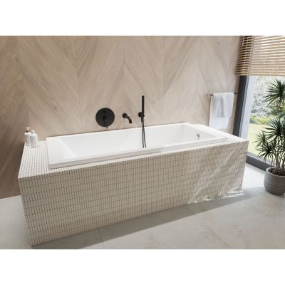 Wylewka do baterii wannowej czarny mat 39100300 Oltens Molle