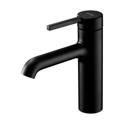 Bateria umywalkowa stojąca czarny mat 32205300 Oltens Rann