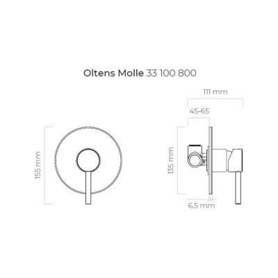 Zestaw Oltens 33100800, 37102800, 37200800, 39304800