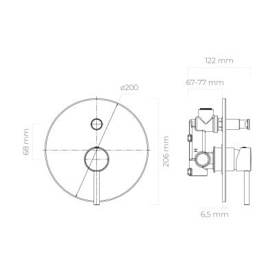 Zestaw Oltens 34100300, 37009300, 37109300, 37200300, 39304300, 39403300