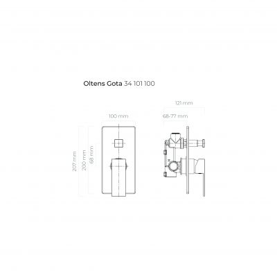 Zestaw Oltens 34101100, 37003100, 37103100, 37200100, 39303100, 39401100