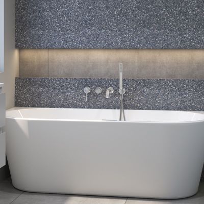 Bateria wannowo-prysznicowa podtynkowa chrom 34105100 Oltens Molle