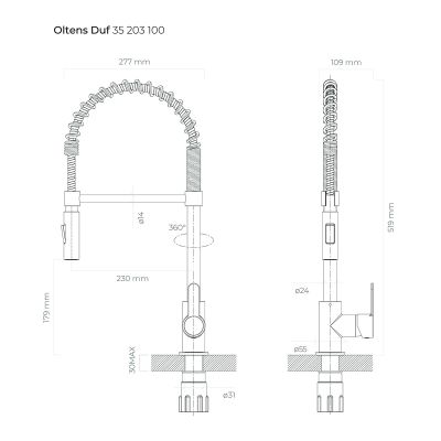 Zestaw Oltens 35203100, 71102300