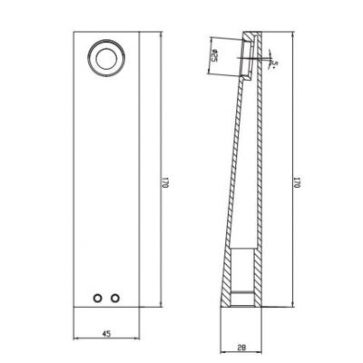 Omnires Fresh WDFRESHCR wylewka do baterii
