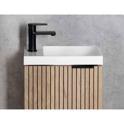 Bateria umywalkowa stojąca czarna KA0215 Sapho Kai