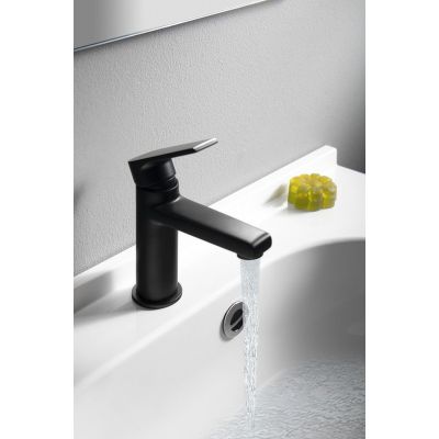 Bateria umywalkowa stojąca czarna KA0215 Sapho Kai