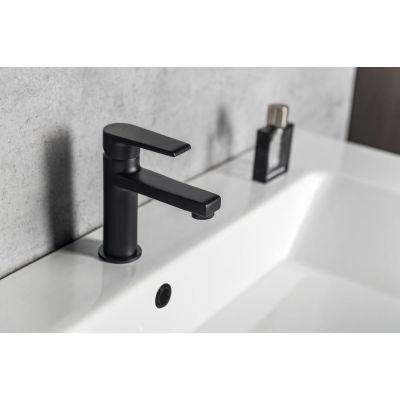 Bateria umywalkowa stojąca czarna KA0215 Sapho Kai