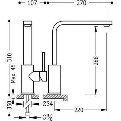 Tres Max-Tres 162435 bateria kuchenna