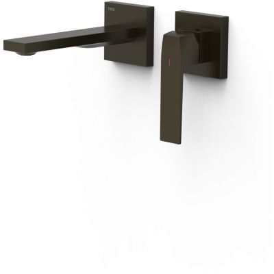 Bateria umywalkowa podtynkowa czarna 20230021KMB Tres Slim Exclusive