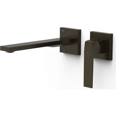 Bateria umywalkowa podtynkowa czarna 20230022KMB Tres Slim Exclusive