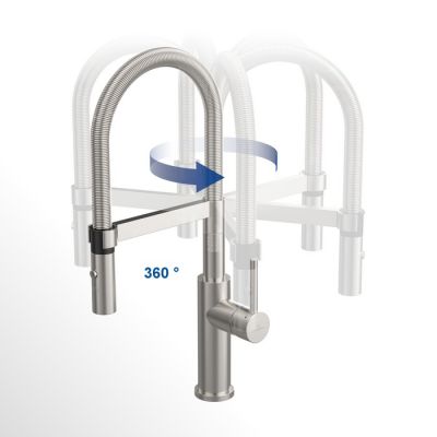 Bateria kuchenna stojąca stal 927300LC Villeroy & Boch Steel Expert Compact