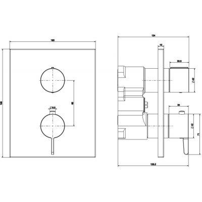 Villeroy & Boch Conum TVS12700200076 bateria wannowo-prysznicowa podtynkowa podtynkowa złoty