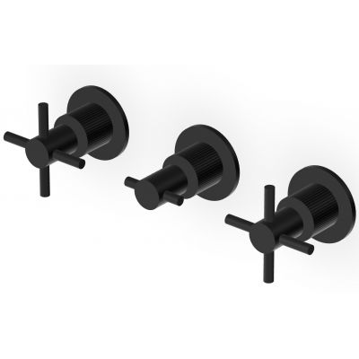 Bateria umywalkowa podtynkowa czarna ZHM695XP81G2 Zucchetti Helm